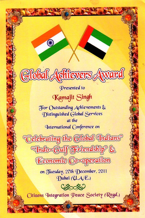 Global Achievers Award