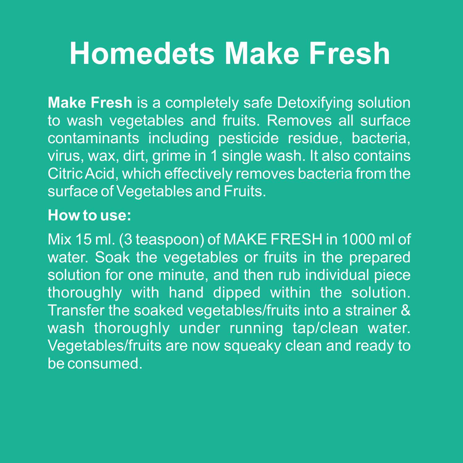 Make Fresh