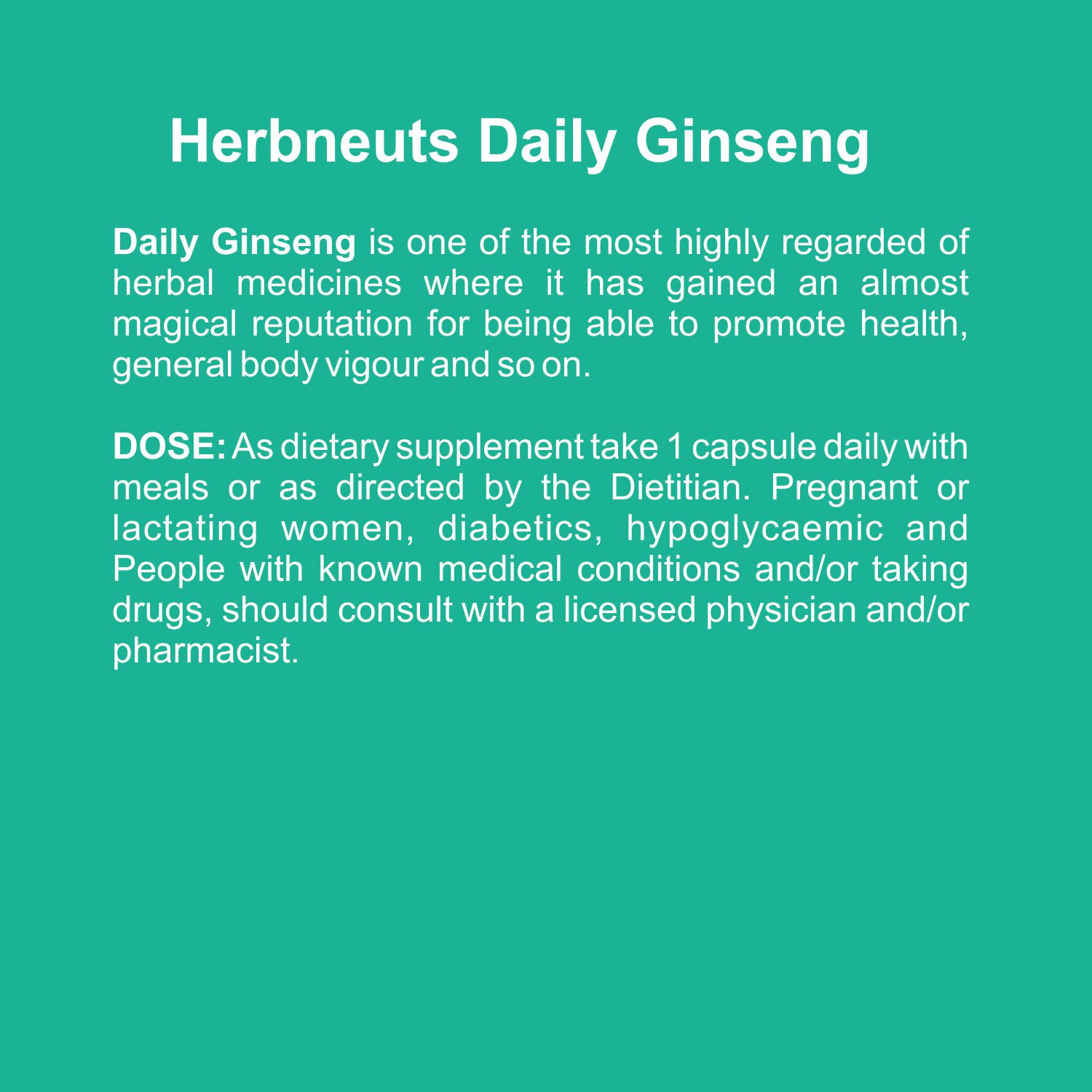 Daily Ginseng