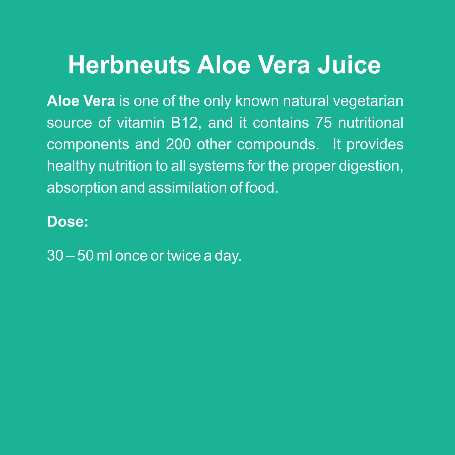 Aloe vera juice 